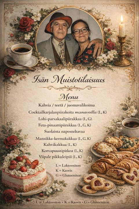 Menu — Isän muistotilaisuus